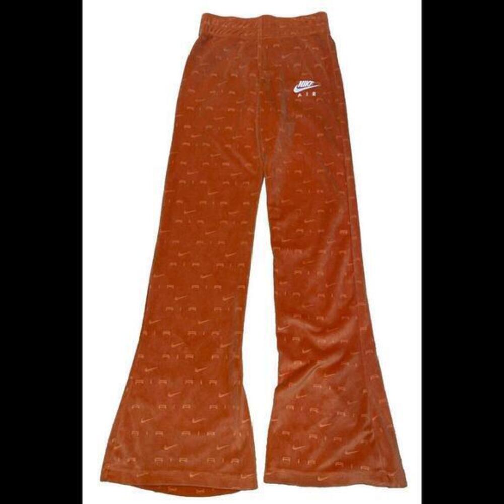 Nike Women's Air Velour Mid-Rise Slim‎ Fit Flare Pants Size S